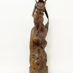 Vintage Balinese Goddess Dewi Ratih Wood Carving