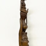 Vintage Balinese Goddess Dewi Ratih Wood Carving