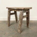 Rustic Primitive Stool Small Bench