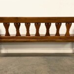 Vintage Colonial Style Teak Bench