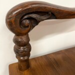 Vintage Colonial Style Teak Bench