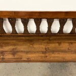 Vintage Colonial Style Teak Bench