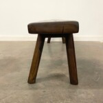 Long Rustic Reclaimed Wood Bench