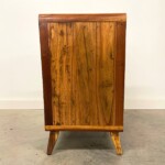 Mid-Century Modern Side Table 3 Drawers