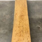 Modern Organic Solid Slab Bench