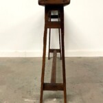 Rustic Reclaimed Teak Console Table left side