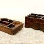 Old Betel Nut Box Spice Wood Tray from Java