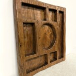 Old Hand Hewn Teak Wood Spice Tray