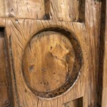 Old Hand Hewn Teak Wood Spice Tray