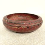 Old Tambourine Teak Wood Bowl