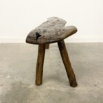 Primitive Freeform Bench Reclaimed Teak Wood