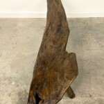 Primitive Freeform Bench Reclaimed Teak Wood