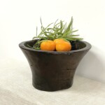 Vintage Solid Teak Wood Bowl