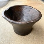 Vintage Solid Teak Wood Bowl