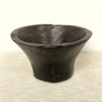 Vintage Solid Teak Wood Bowl from Java
