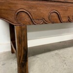 Low Back Vintage Style Reclaimed Teak Bench
