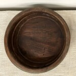 Old Tambourine Teak Wood Bowl