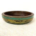 Old Tambourine Teak Wood Bowl