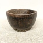 Small Old Hand Hewn Rustic Teak Bowl