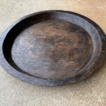 Vintage Teak Wood Plates from Java