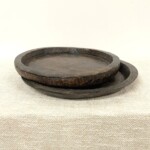 Vintage Teak Wood Plates from Java
