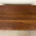 Small Carved Accent Bench Side Table Reclaimed Wood