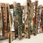 Antique Panels Freeform Collage Wall Art
