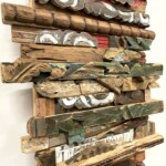 Antique Panels Freeform Collage Wall Art