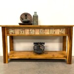 Rustic Farm House Country Style Console Table Rustic Farm House Country Style Console Table