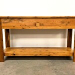 Rustic Farm House Country Style Console Table