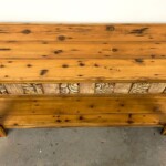 Rustic Farm House Country Style Console Table