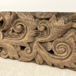 Long Old Carved Architectural Panel