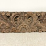 Long Old Carved Architectural Panel 369
