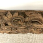 Long Old Carved Architectural Panel 369